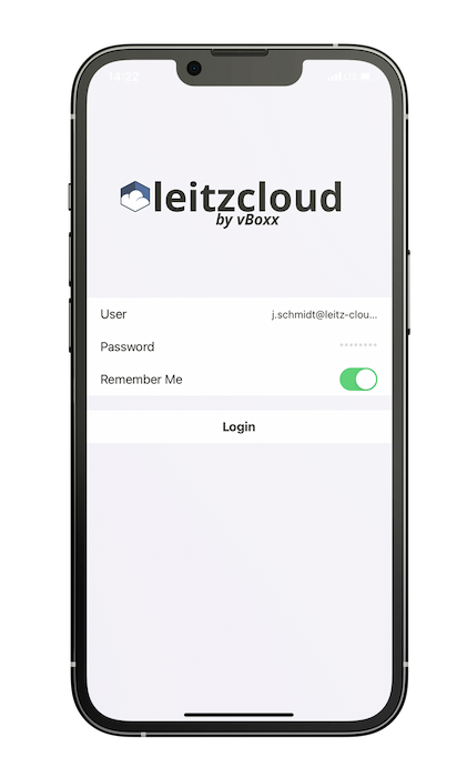 Ipad leitzcloud-App
